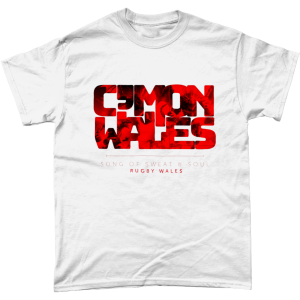 Cmon Wales Tshirt White