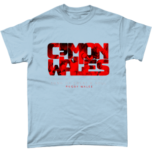 Cmon Wales Tshirt Blue