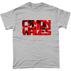 Cmon Wales Tshirt Ash