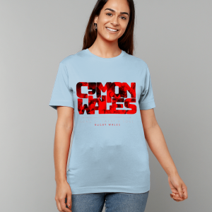 Cmon Wales Tshirt Blue