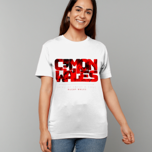 Cmon Wales Tshirt White