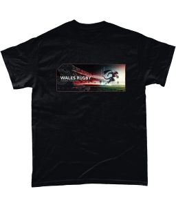 Wales Rugby Black Tshirt
