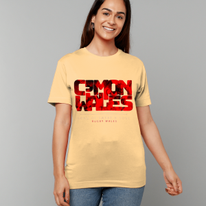 Cmon Wales Tshirt Yellow