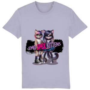 Emo Spex Kittens Ladies T Lavender