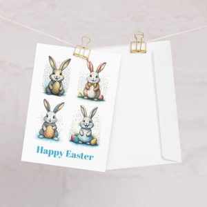 Four Bunnies Card